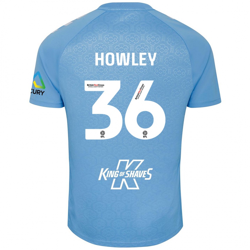 Kinderen Ryan Howley #36 Blauw Wit Thuisshirt Thuistenue 2024/25 T-Shirt België