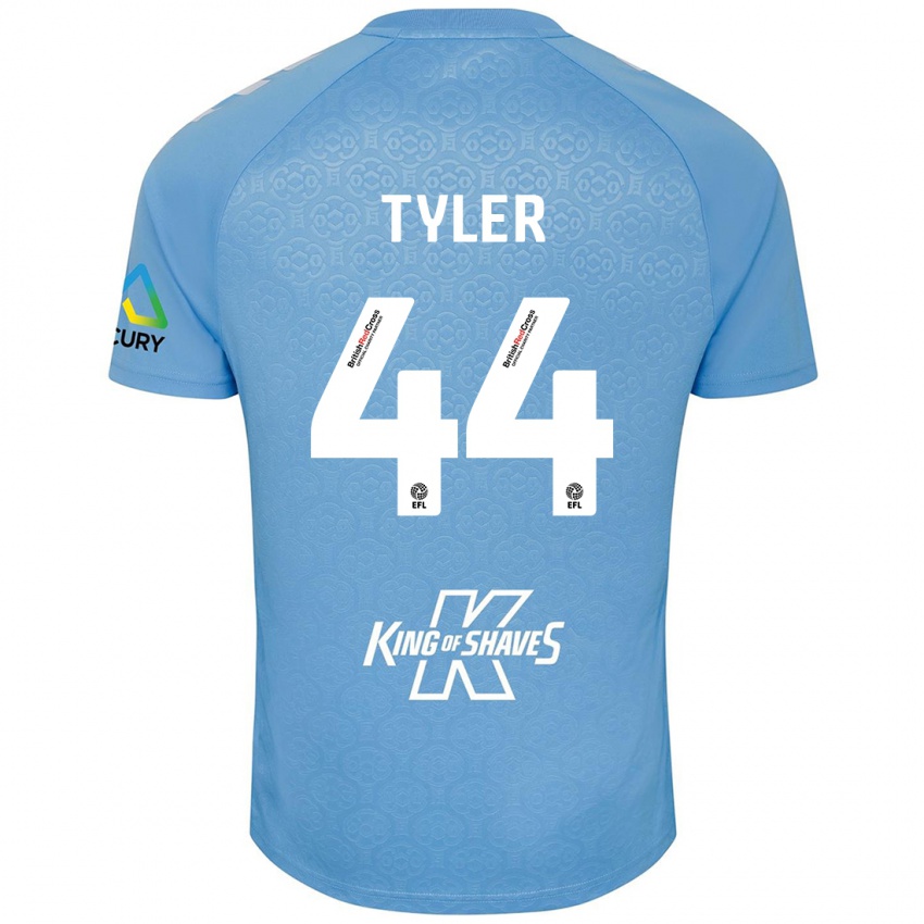 Kinderen Cian Tyler #44 Blauw Wit Thuisshirt Thuistenue 2024/25 T-Shirt België