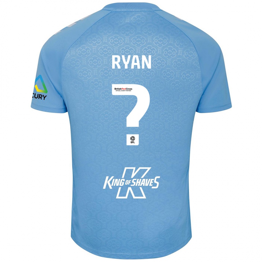 Kinderen Kain Ryan #0 Blauw Wit Thuisshirt Thuistenue 2024/25 T-Shirt België