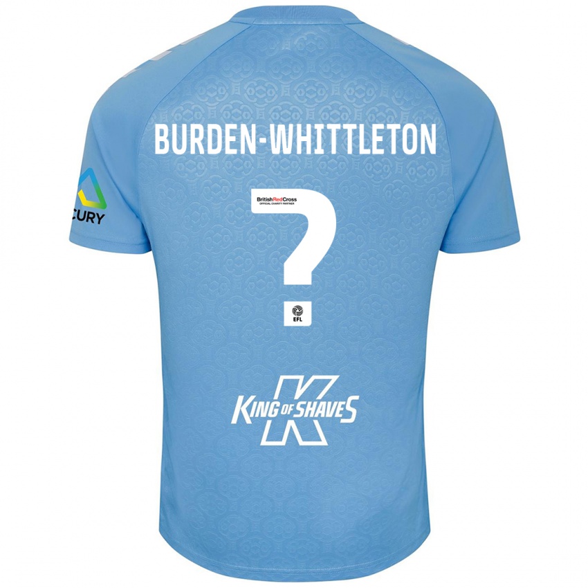 Kinderen Charlie Burden-Whittleton #0 Blauw Wit Thuisshirt Thuistenue 2024/25 T-Shirt België