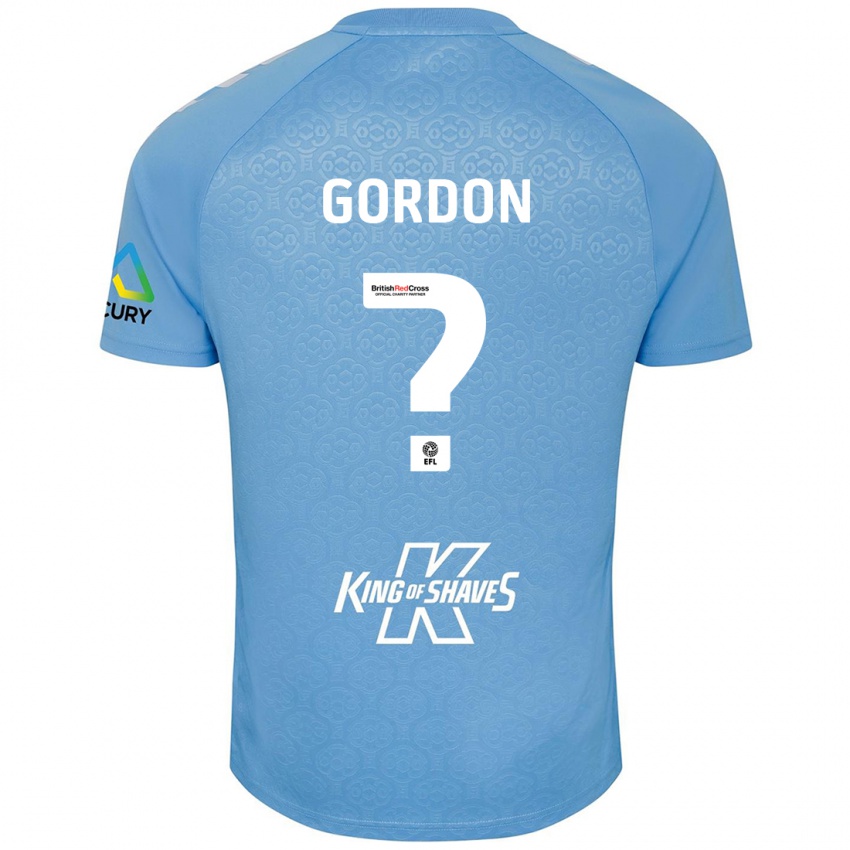 Kinderen Joshua Gordon #0 Blauw Wit Thuisshirt Thuistenue 2024/25 T-Shirt België