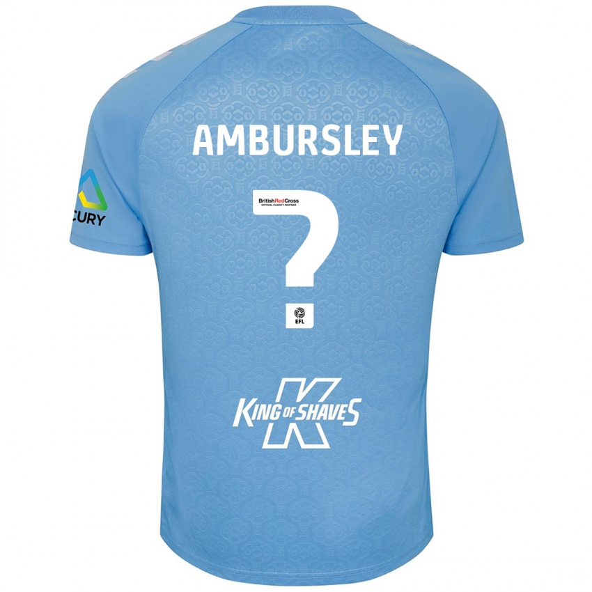 Kinderen Conrad Ambursley #0 Blauw Wit Thuisshirt Thuistenue 2024/25 T-Shirt België