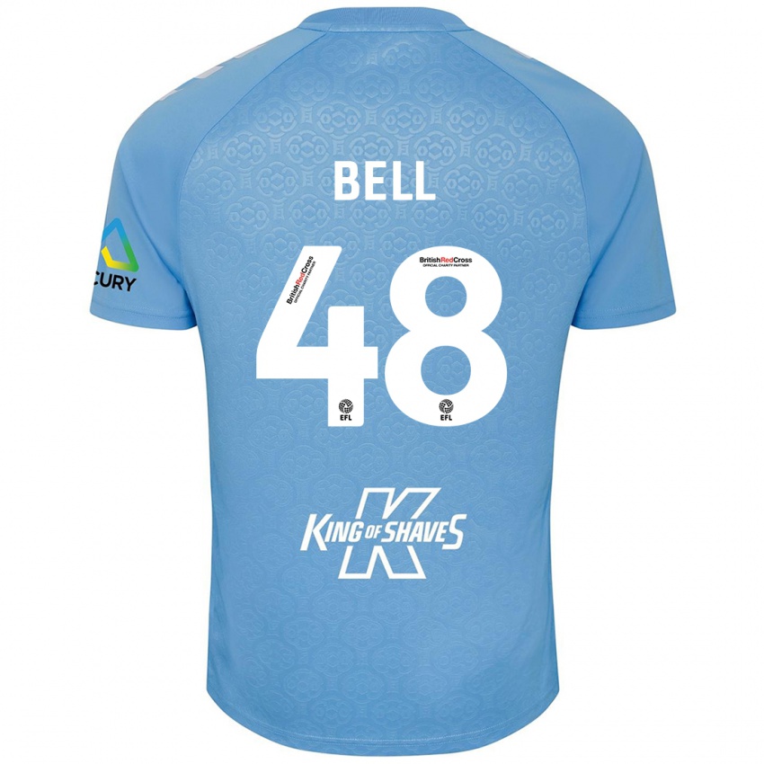 Kinderen Luke Bell #48 Blauw Wit Thuisshirt Thuistenue 2024/25 T-Shirt België