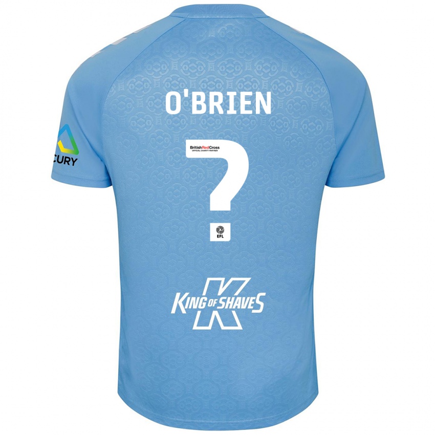 Kinderen Fionn O'brien #0 Blauw Wit Thuisshirt Thuistenue 2024/25 T-Shirt België