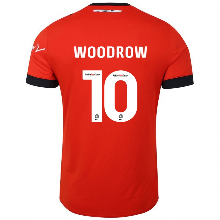 Kinderen Cauley Woodrow #10 Oranje Zwart Thuisshirt Thuistenue 2024/25 T-Shirt België