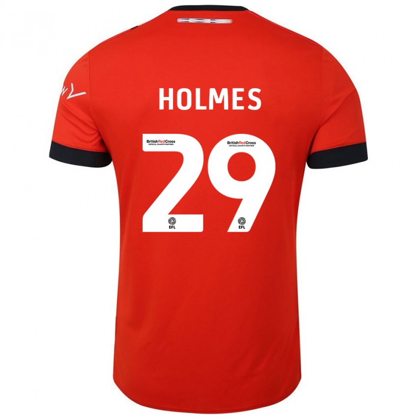 Kinderen Tom Holmes #29 Oranje Zwart Thuisshirt Thuistenue 2024/25 T-Shirt België