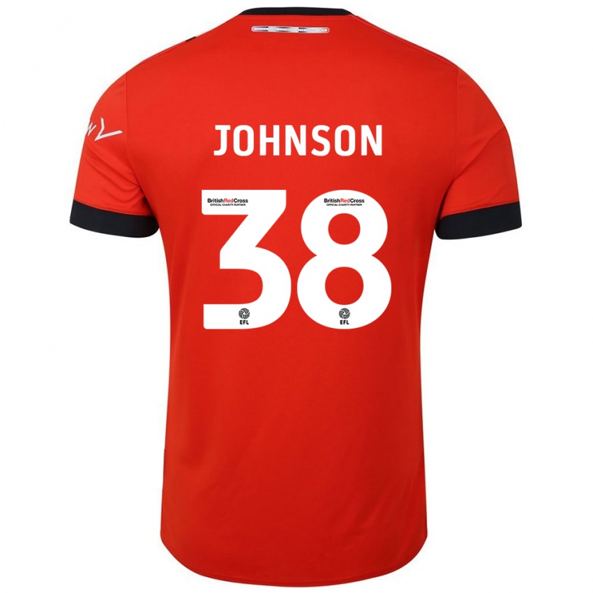 Kinderen Joe Johnson #38 Oranje Zwart Thuisshirt Thuistenue 2024/25 T-Shirt België