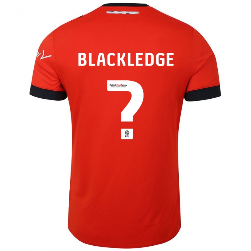 Kinderen Henry Blackledge #0 Oranje Zwart Thuisshirt Thuistenue 2024/25 T-Shirt België