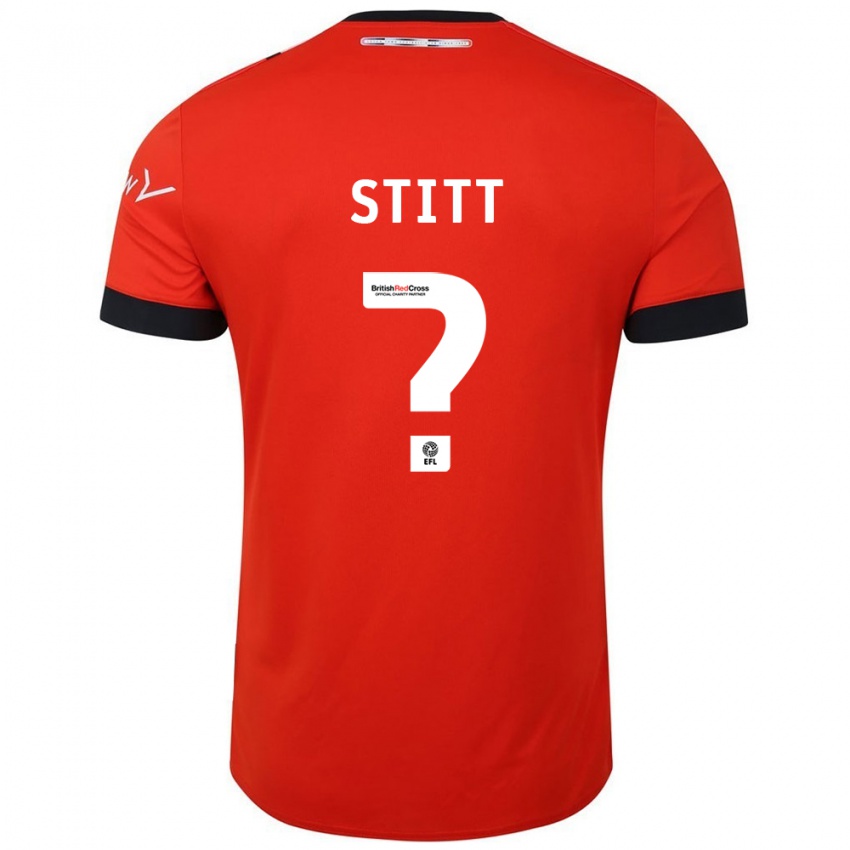 Kinderen Dylan Stitt #0 Oranje Zwart Thuisshirt Thuistenue 2024/25 T-Shirt België