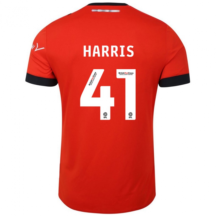 Kinderen Taylan Harris #41 Oranje Zwart Thuisshirt Thuistenue 2024/25 T-Shirt België