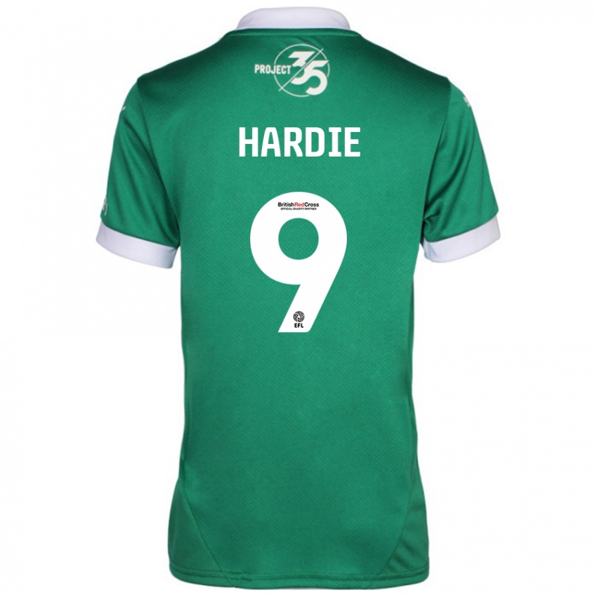 Kinderen Ryan Hardie #9 Groen Wit Thuisshirt Thuistenue 2024/25 T-Shirt België