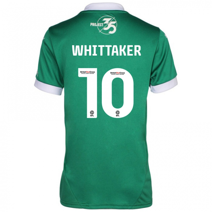 Kinderen Morgan Whittaker #10 Groen Wit Thuisshirt Thuistenue 2024/25 T-Shirt België