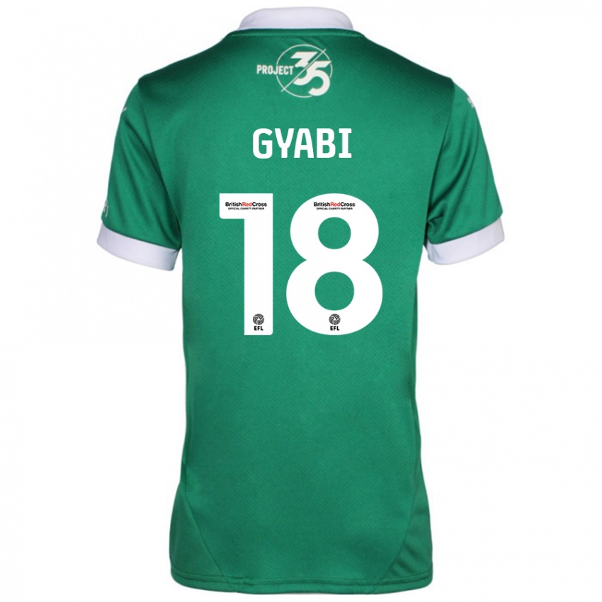 Kinder Darko Gyabi #18 Grün Weiß Heimtrikot Trikot 2024/25 T-Shirt Belgien