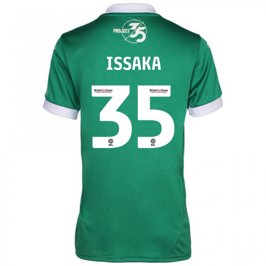 Kinderen Freddie Issaka #35 Groen Wit Thuisshirt Thuistenue 2024/25 T-Shirt België