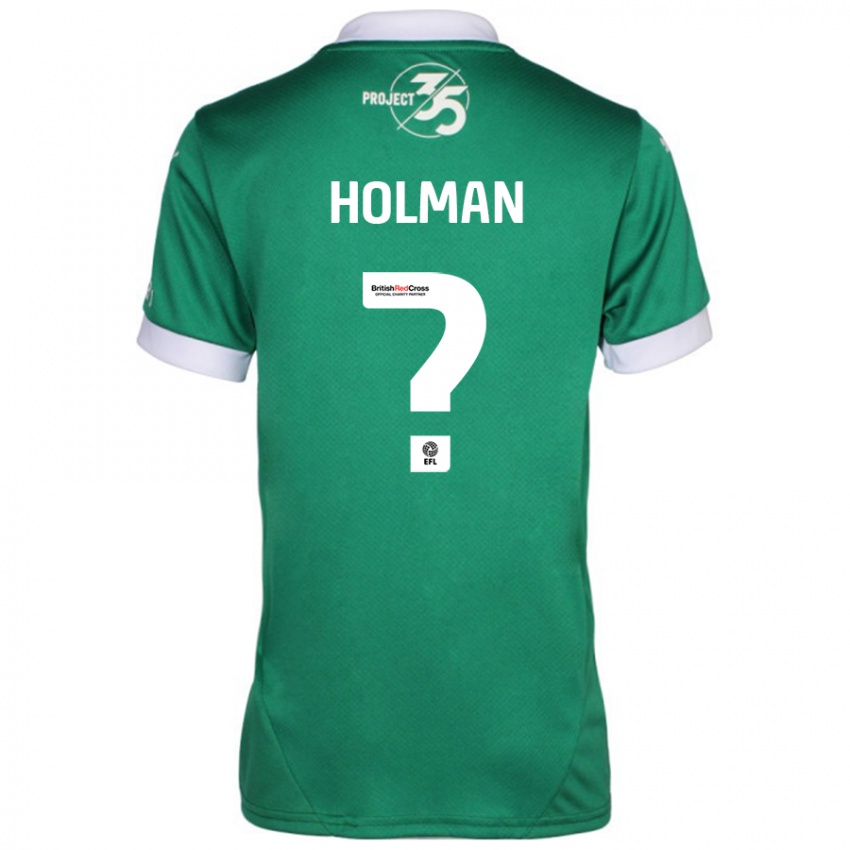 Kinderen Daniel Holman #0 Groen Wit Thuisshirt Thuistenue 2024/25 T-Shirt België