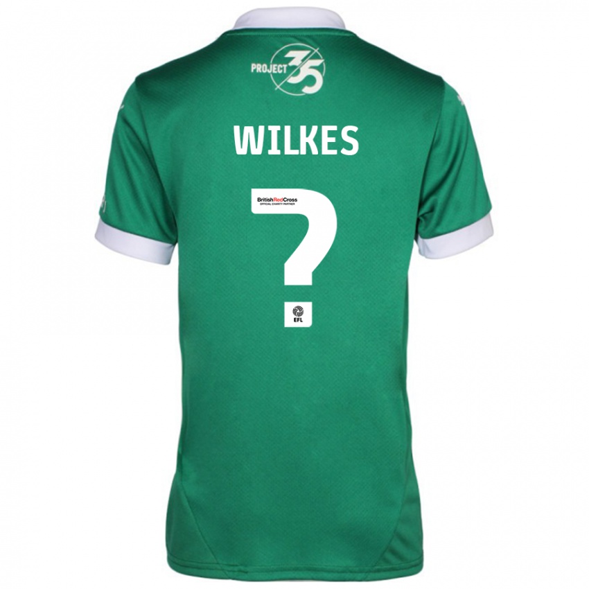 Kinderen Finley Wilkes #0 Groen Wit Thuisshirt Thuistenue 2024/25 T-Shirt België