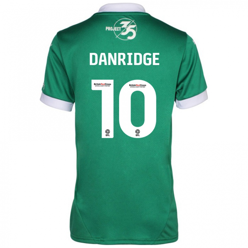 Kinderen Rebecca Danridge #10 Groen Wit Thuisshirt Thuistenue 2024/25 T-Shirt België