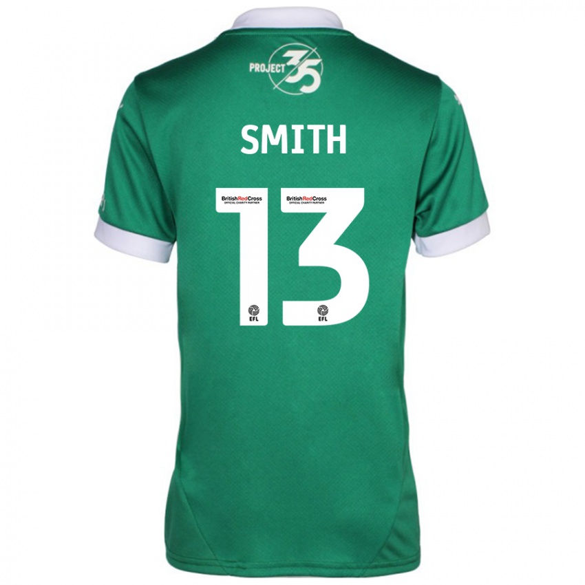 Kinderen Grace Smith #13 Groen Wit Thuisshirt Thuistenue 2024/25 T-Shirt België