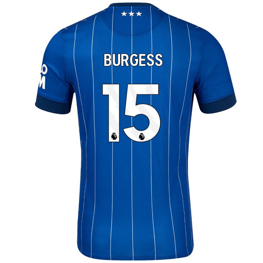 Kinderen Cameron Burgess #15 Marineblauw Thuisshirt Thuistenue 2024/25 T-Shirt België