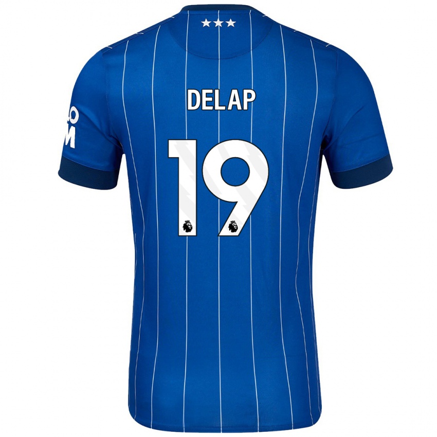 Kinderen Liam Delap #19 Marineblauw Thuisshirt Thuistenue 2024/25 T-Shirt België