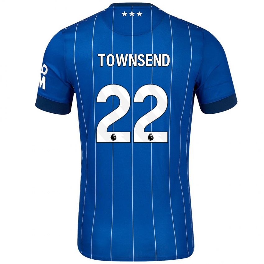 Kinderen Conor Townsend #22 Marineblauw Thuisshirt Thuistenue 2024/25 T-Shirt België