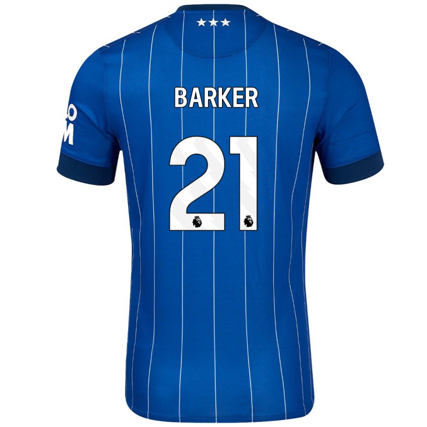 Kinderen Maisy Barker #21 Marineblauw Thuisshirt Thuistenue 2024/25 T-Shirt België