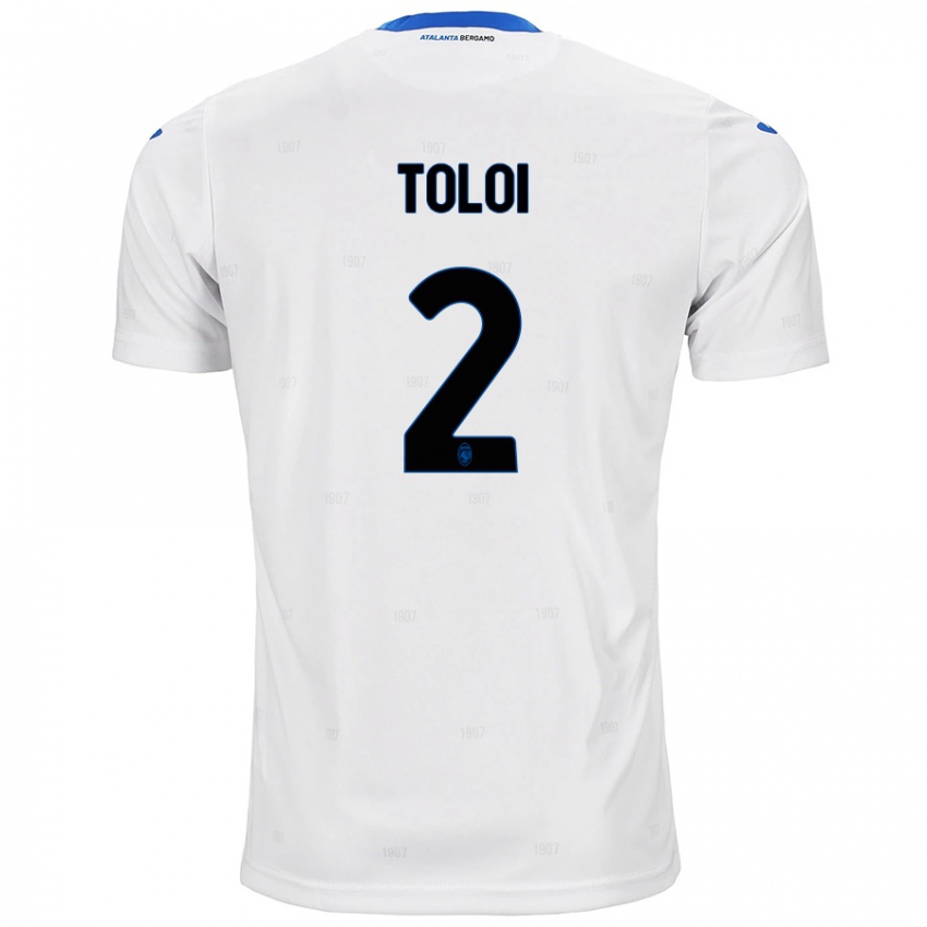 Kinderen Rafael Tolói #2 Wit Uitshirt Uittenue 2024/25 T-Shirt België