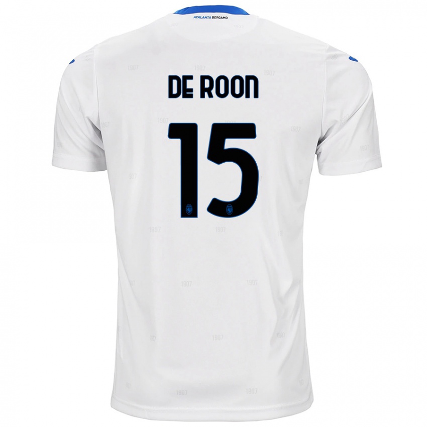 Enfant Maillot Marten De Roon #15 Blanc Tenues Extérieur 2024/25 T-Shirt Belgique