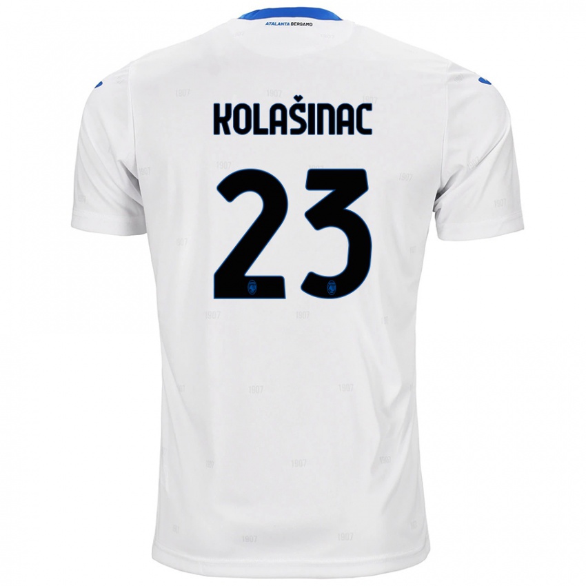 Enfant Maillot Sead Kolasinac #23 Blanc Tenues Extérieur 2024/25 T-Shirt Belgique