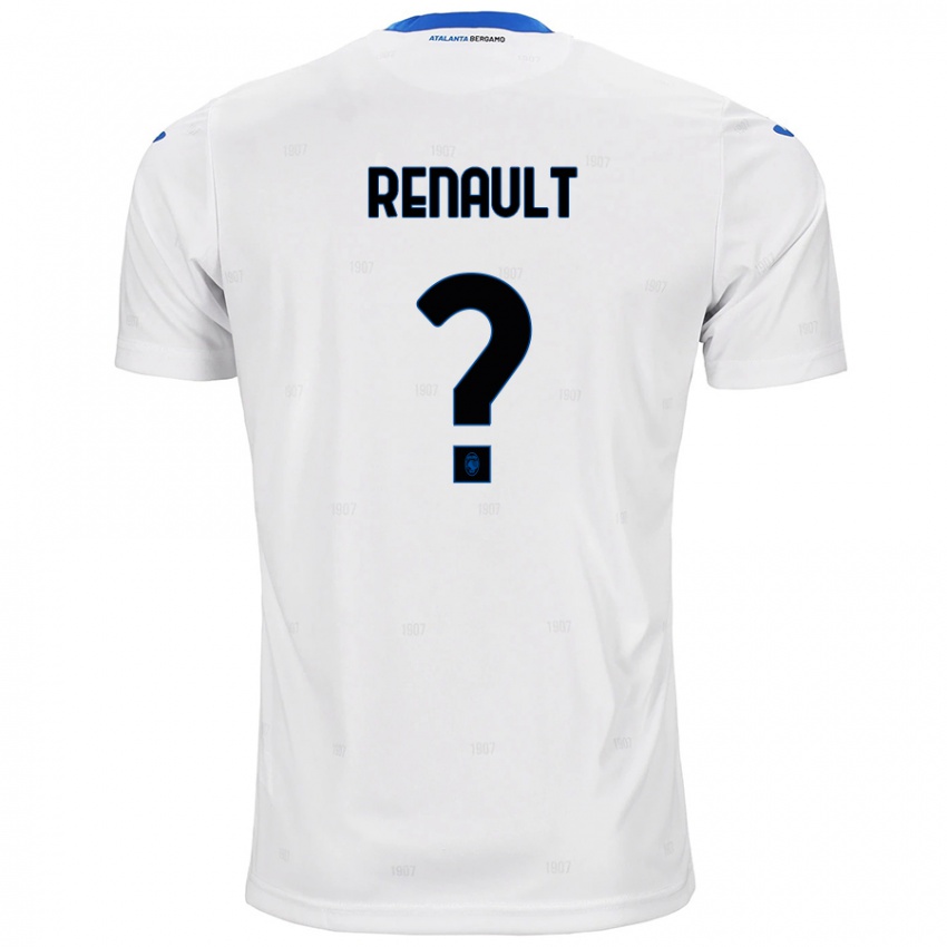 Enfant Maillot Guillaume Renault #0 Blanc Tenues Extérieur 2024/25 T-Shirt Belgique