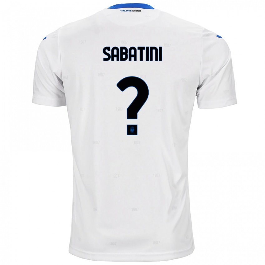 Enfant Maillot Carlo Sabatini #0 Blanc Tenues Extérieur 2024/25 T-Shirt Belgique