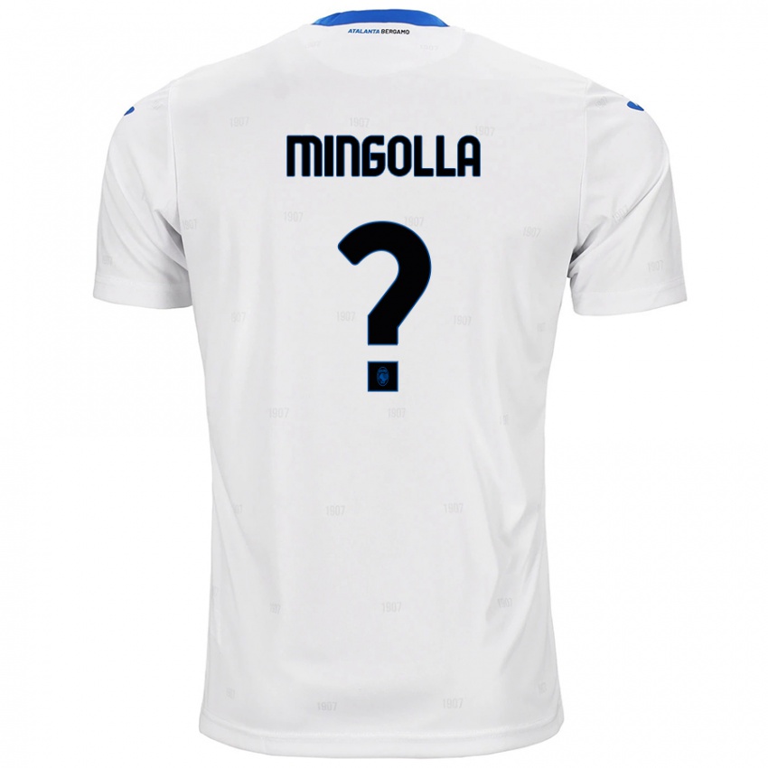 Enfant Maillot Simone Mingolla #0 Blanc Tenues Extérieur 2024/25 T-Shirt Belgique