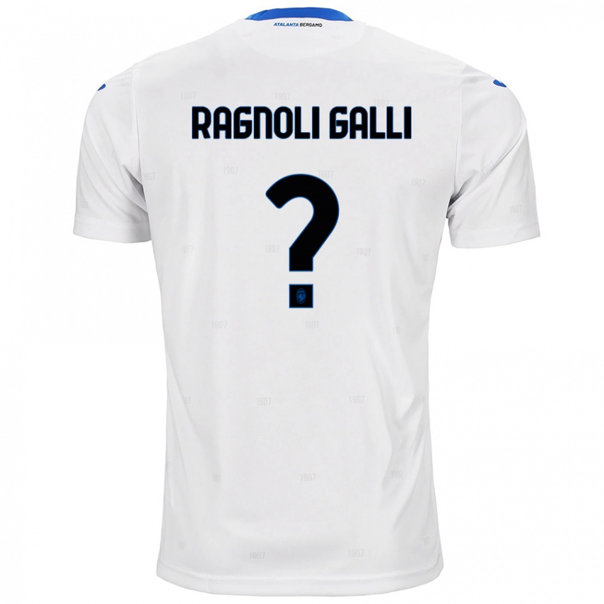 Enfant Maillot Federico Ragnoli Galli #0 Blanc Tenues Extérieur 2024/25 T-Shirt Belgique