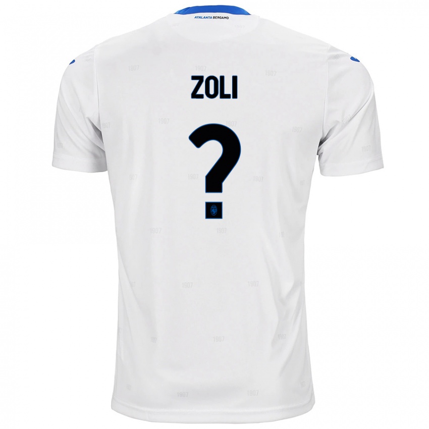 Enfant Maillot Jacopo Zoli #0 Blanc Tenues Extérieur 2024/25 T-Shirt Belgique