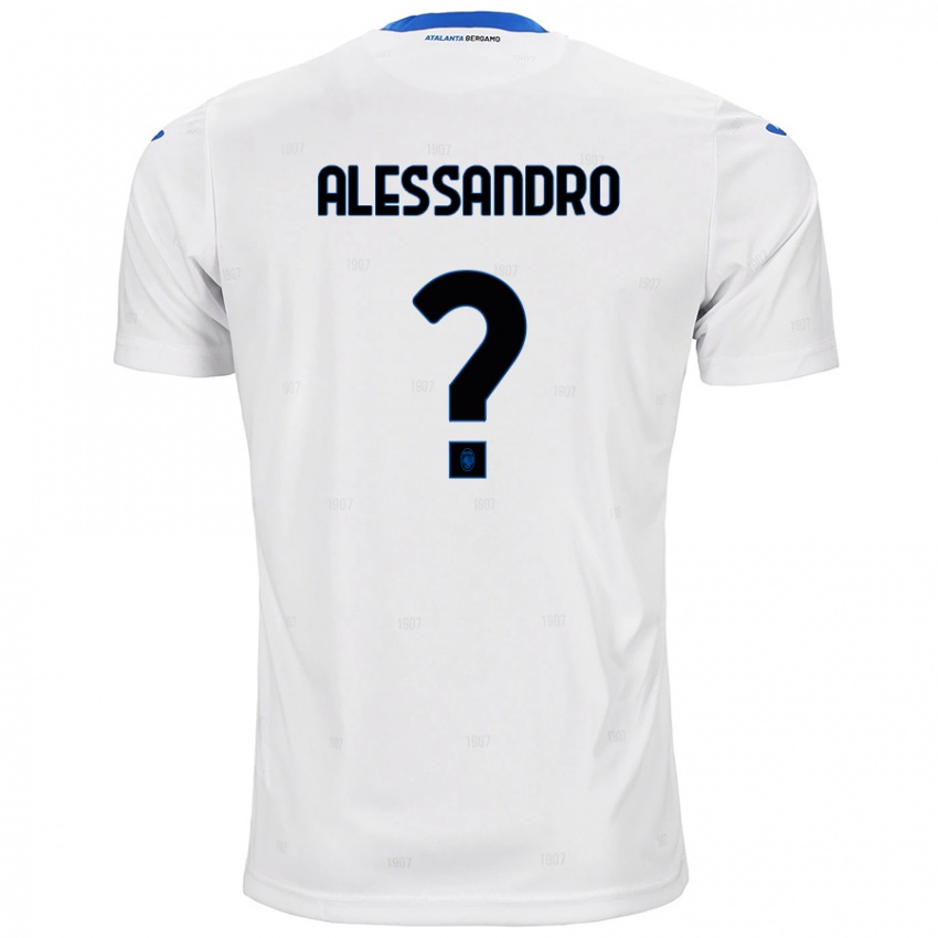 Enfant Maillot Alessandro Rinaldi #0 Blanc Tenues Extérieur 2024/25 T-Shirt Belgique