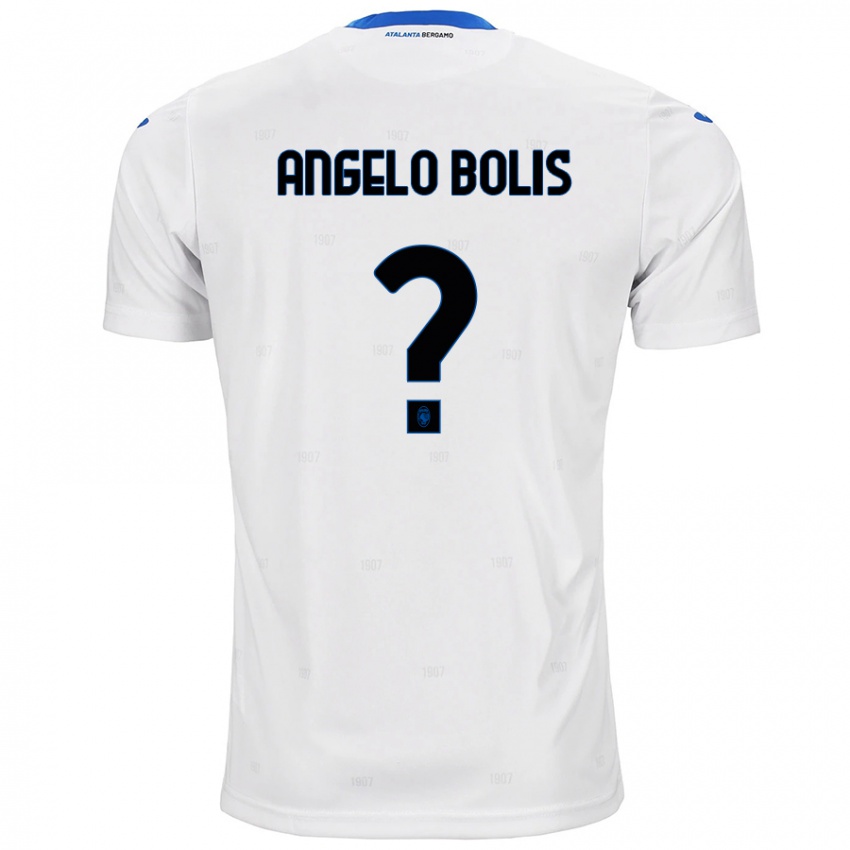 Enfant Maillot Tommaso Angelo Bolis #0 Blanc Tenues Extérieur 2024/25 T-Shirt Belgique