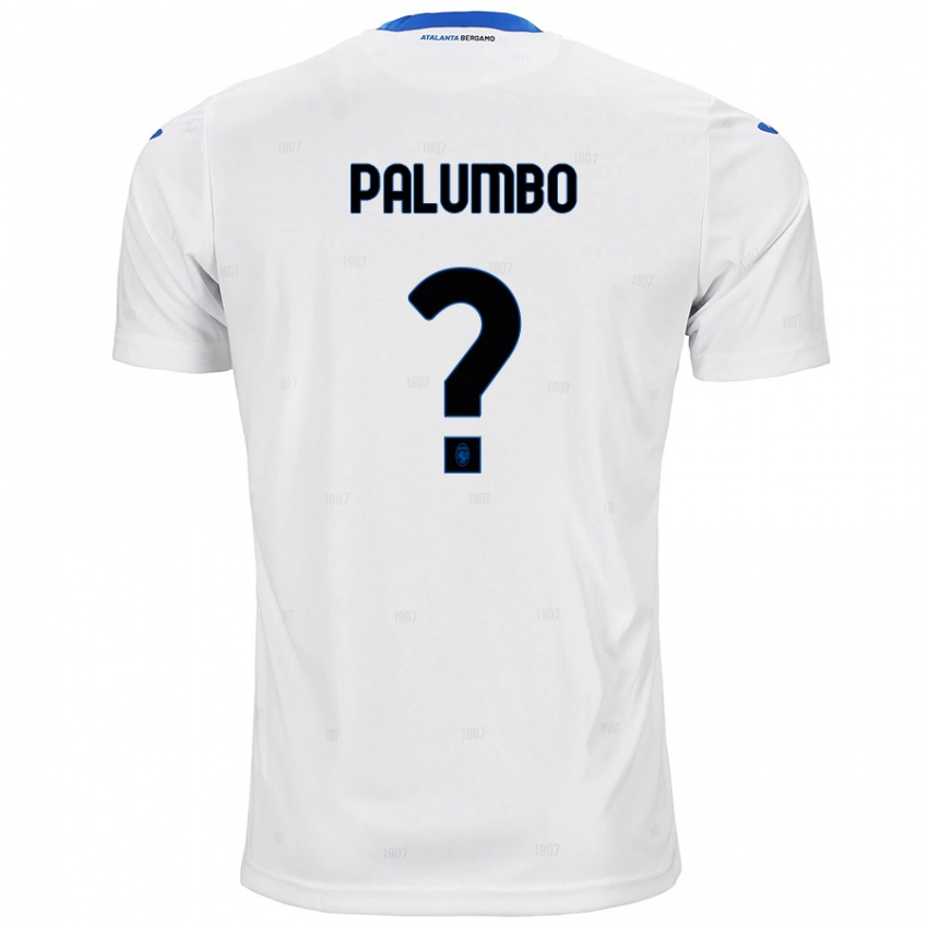 Enfant Maillot Stefano Palumbo #0 Blanc Tenues Extérieur 2024/25 T-Shirt Belgique