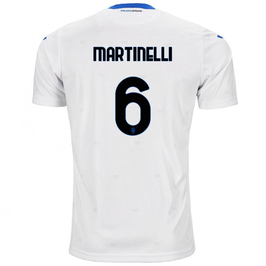 Enfant Maillot Gabriel Martinelli #6 Blanc Tenues Extérieur 2024/25 T-Shirt Belgique