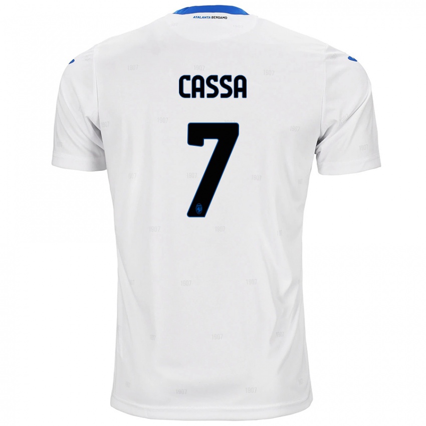 Enfant Maillot Federico Cassa #7 Blanc Tenues Extérieur 2024/25 T-Shirt Belgique