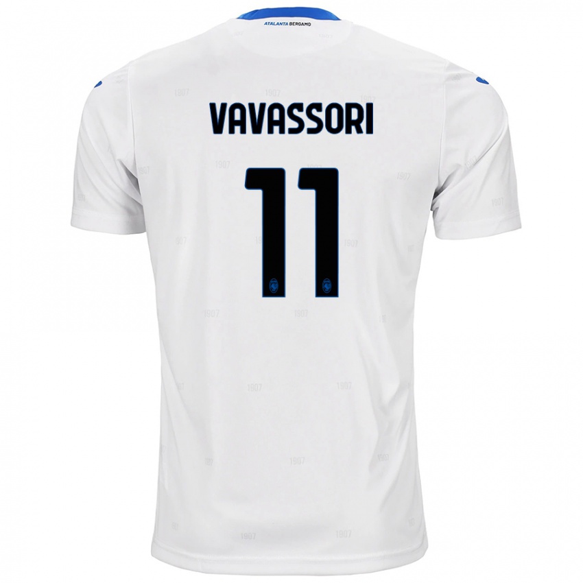 Enfant Maillot Dominic Vavassori #11 Blanc Tenues Extérieur 2024/25 T-Shirt Belgique