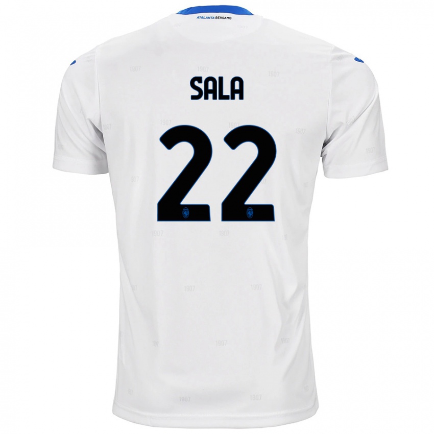 Enfant Maillot Lorenzo Sala #22 Blanc Tenues Extérieur 2024/25 T-Shirt Belgique