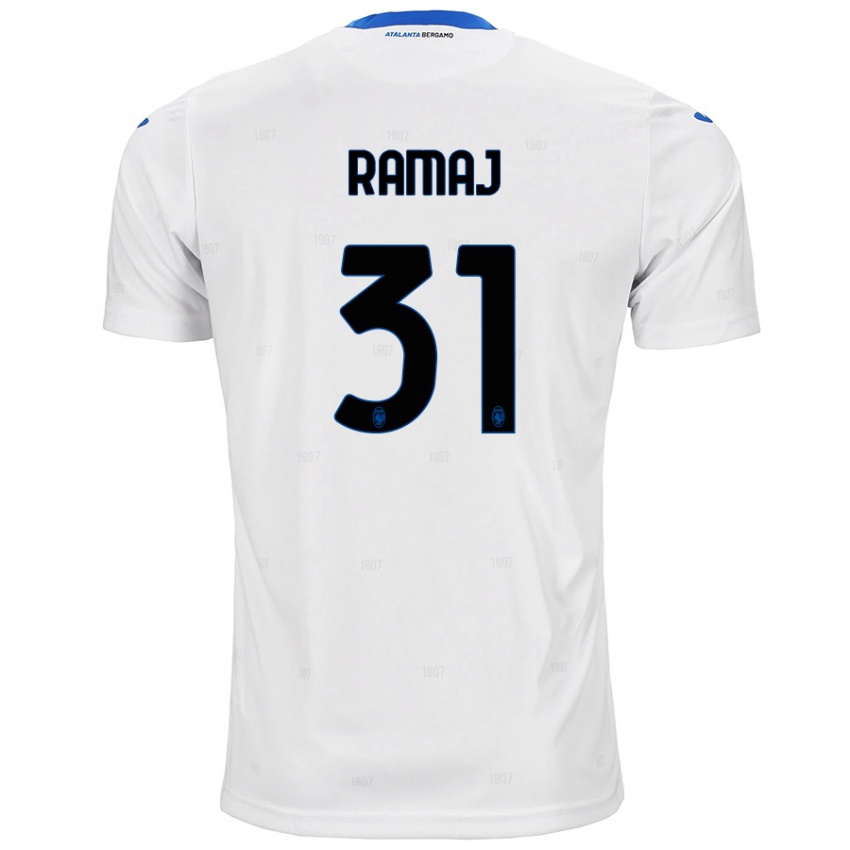 Enfant Maillot Gabriel Ramaj #31 Blanc Tenues Extérieur 2024/25 T-Shirt Belgique