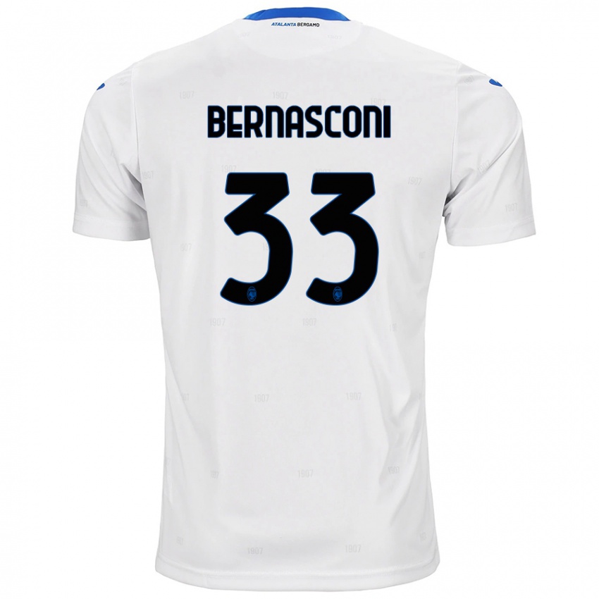 Kinderen Lorenzo Bernasconi #33 Wit Uitshirt Uittenue 2024/25 T-Shirt België