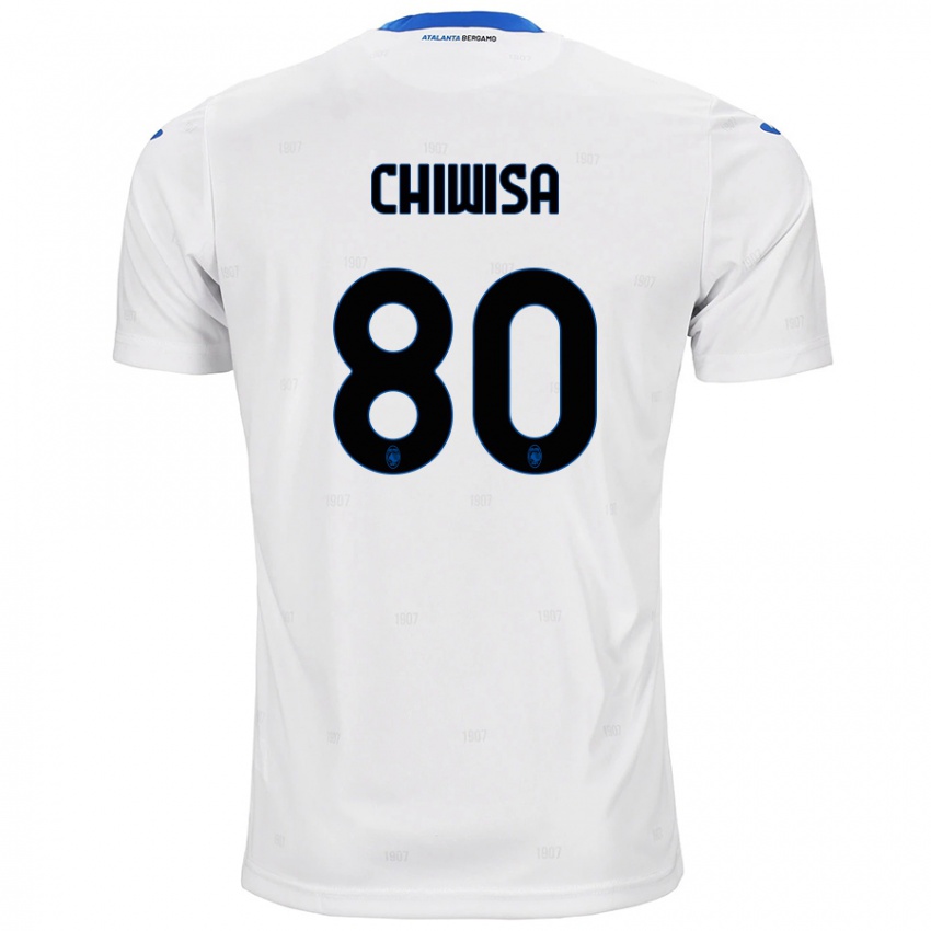 Enfant Maillot Mannah Chiwisa #80 Blanc Tenues Extérieur 2024/25 T-Shirt Belgique