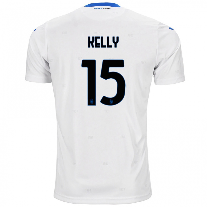 Enfant Maillot Maegan Kelly #15 Blanc Tenues Extérieur 2024/25 T-Shirt Belgique