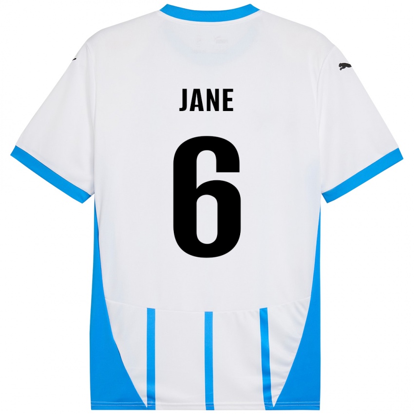 Kinderen Refiloe Jane #6 Wit Blauw Uitshirt Uittenue 2024/25 T-Shirt België