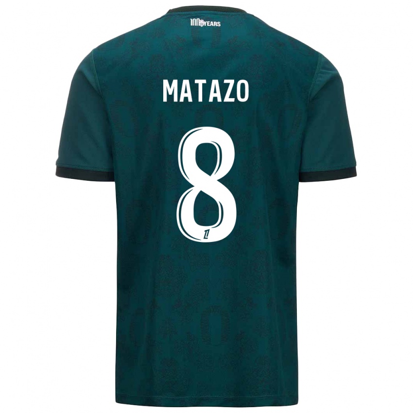 Kinderen Eliot Matazo #8 Donkergroen Uitshirt Uittenue 2024/25 T-Shirt België