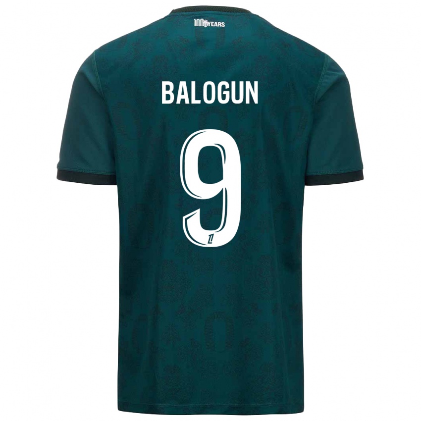 Kinderen Folarin Balogun #9 Donkergroen Uitshirt Uittenue 2024/25 T-Shirt België