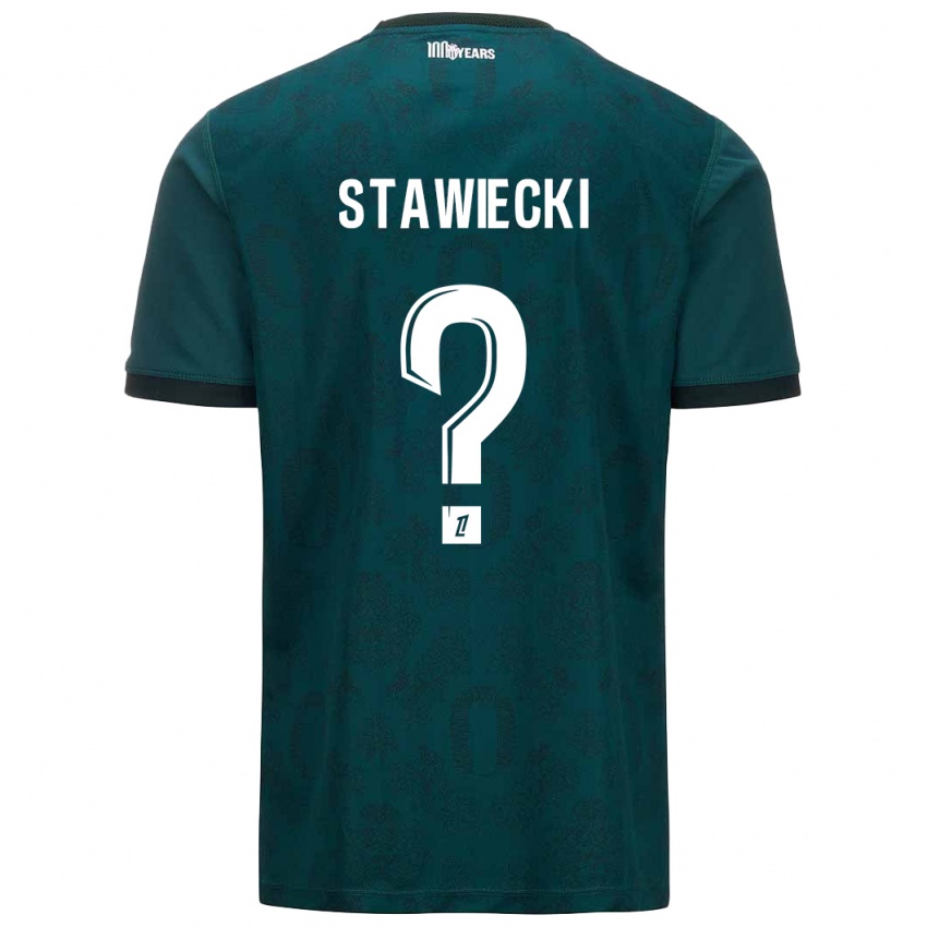 Kinderen Jules Stawiecki #0 Donkergroen Uitshirt Uittenue 2024/25 T-Shirt België