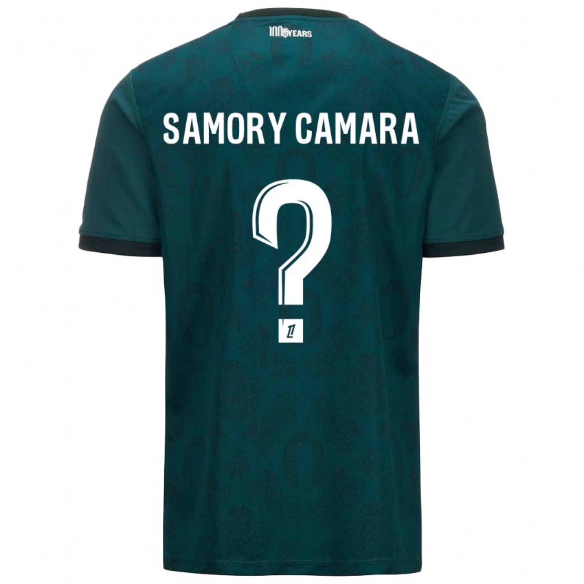 Kinderen Verges Samory Camara #0 Donkergroen Uitshirt Uittenue 2024/25 T-Shirt België